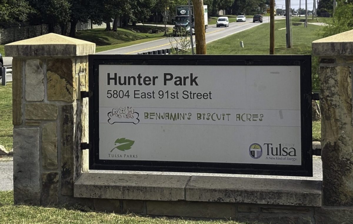 Photo of Hunter Park sign