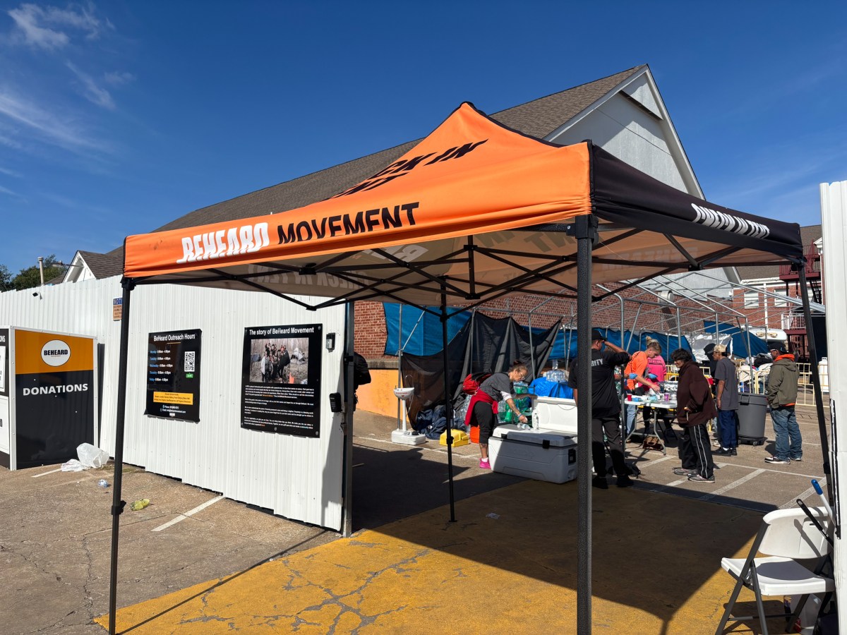 Photo of Be Heard Movement tent
