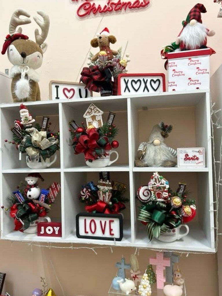 Photo of flower and gift arrangements