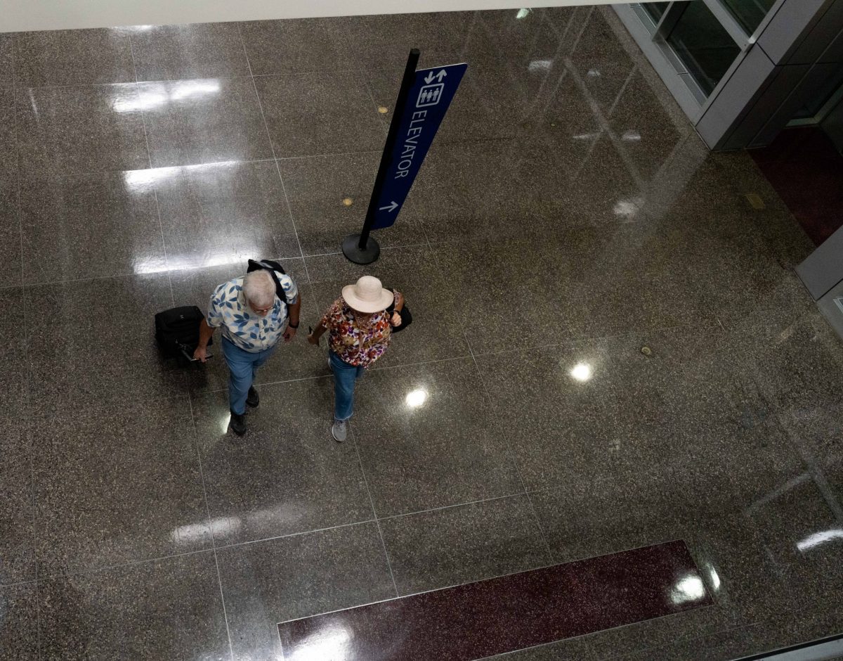 Photo of travelers at airport