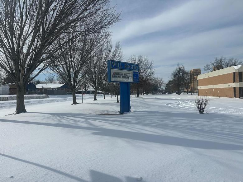 Will Rogers College Middle and High School pictured Jan. 25, 2026. Credit: Clara Stewart / Tulsa Flyer