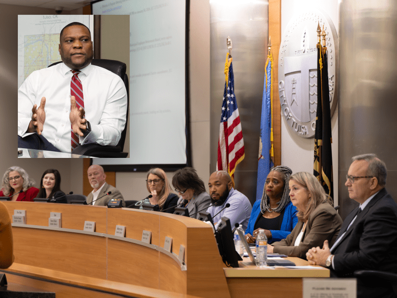 Mayor Monroe Nichols and Tulsa city council