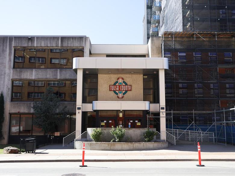 Tulsa County Courthouse, which is being renovated while it continues business at 500 S. Denver Ave. on Nov. 12, 2025.