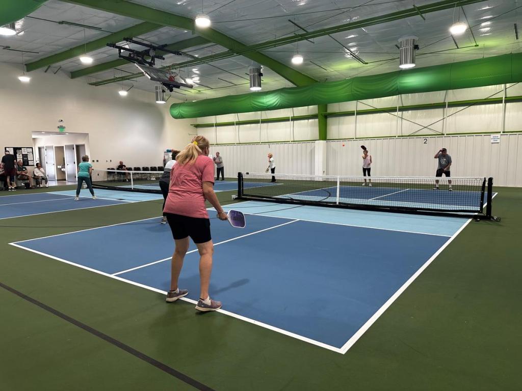 Pickleball remains popular across Tulsa, including at LIFE Senior Services' Roma Berry Center.