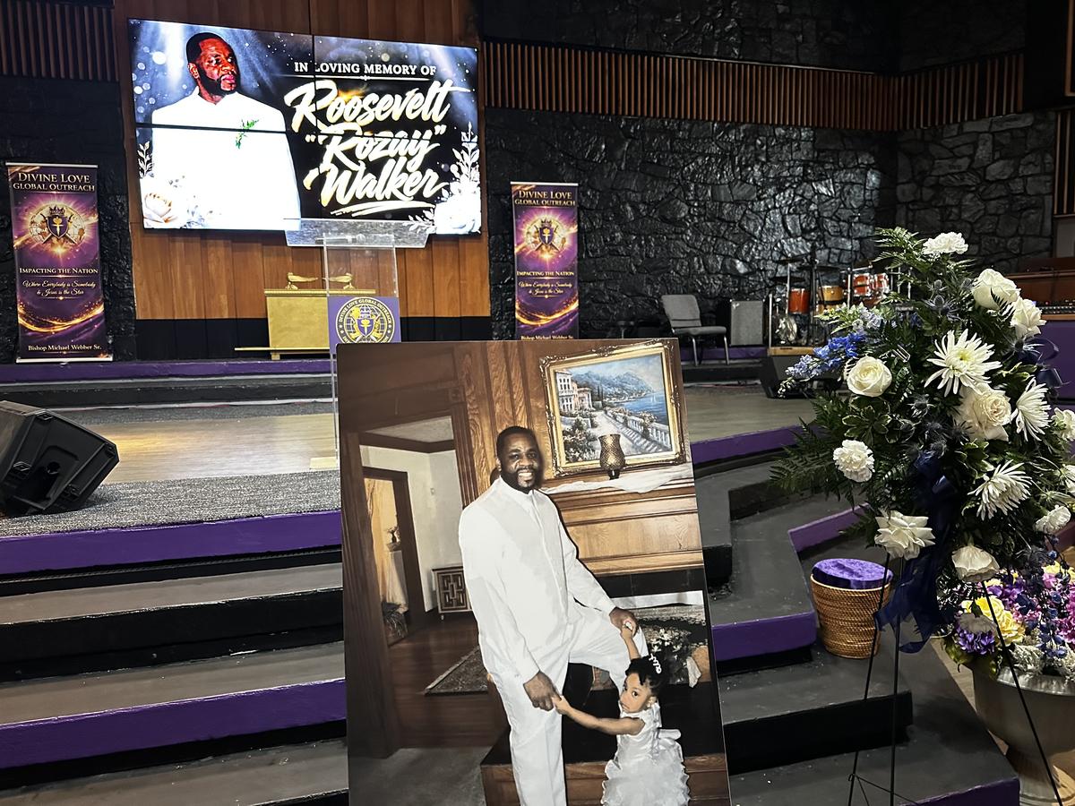 More than 100 family members, friends and associates gathered Thursday to celebrate the life of Roosevelt "Rozay" Walker.