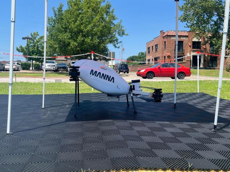 Irish drone company Manna Air Delivery announced its planned expansion to Tulsa on July 8, 2026.