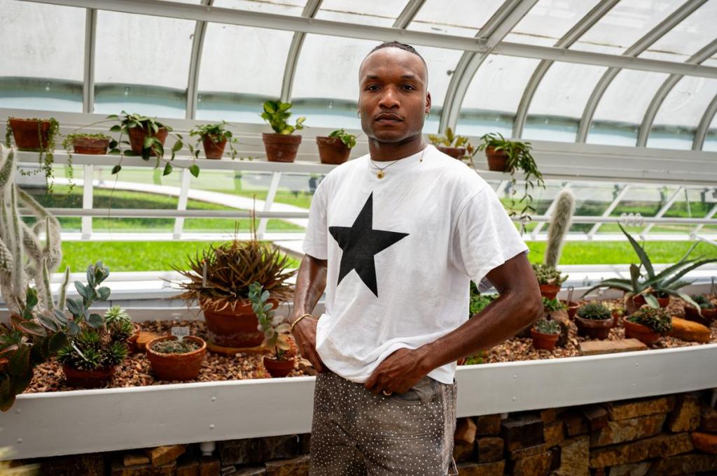 Quinton Marcellus is photographed at the Tulsa Rose Gardens on Wednesday, July 8, 2026.