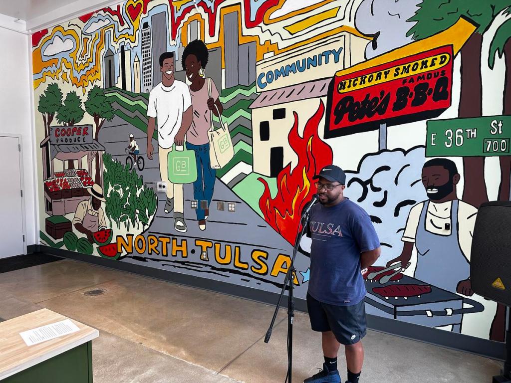 The Grocery Box located in Phoenix at 36N unveiled its new, community-centered mural July 15, 2026.