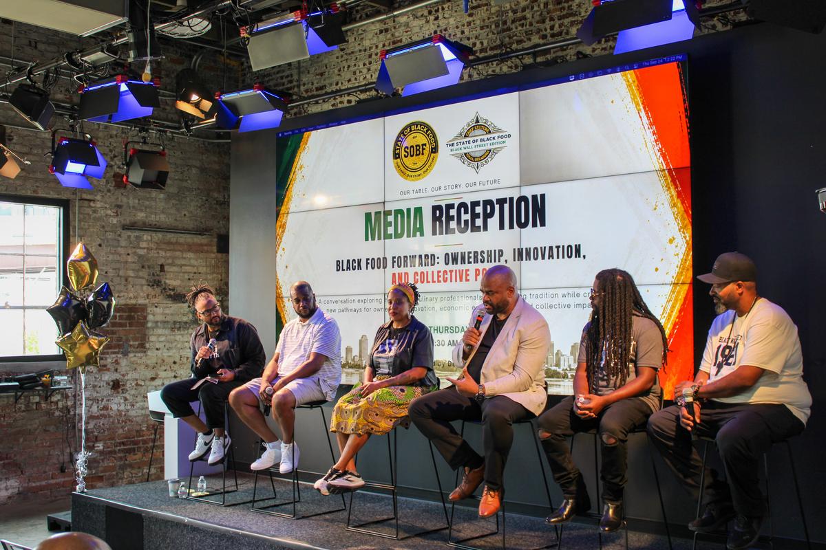 Panelists at State of Black Food, including founder Chad Cherry, kicked off the second event in Tulsa Sept. 24, 2026. Cherry told aspiring chefs to stay mobile and don't open a restaurant.