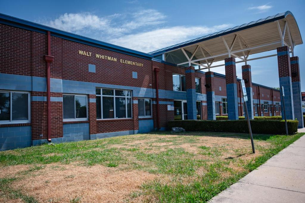 Walt Whitman Elementary School, pictured Aug. 12, 2026, is not part of Tulsa Public Schools' closure plan due to new housing developments in the 36th Street North area, according to district officials.