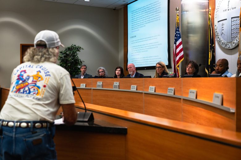 Jack Seawright speaks during an Oct. 14, 2026, Tulsa City Council meeting. The council voted 4-4 on an independent oversight office for public safety, killing the proposal.